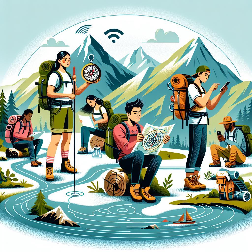 Tipps für Wanderer: Wie man sich auch ohne Netz zuverlässig orientiert