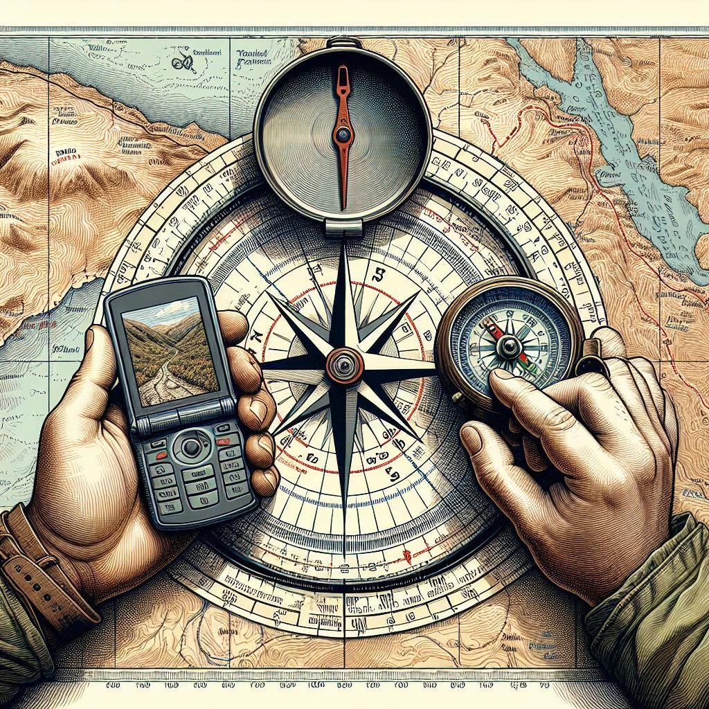 Wie man Kompass und GPS sinnvoll kombiniert
