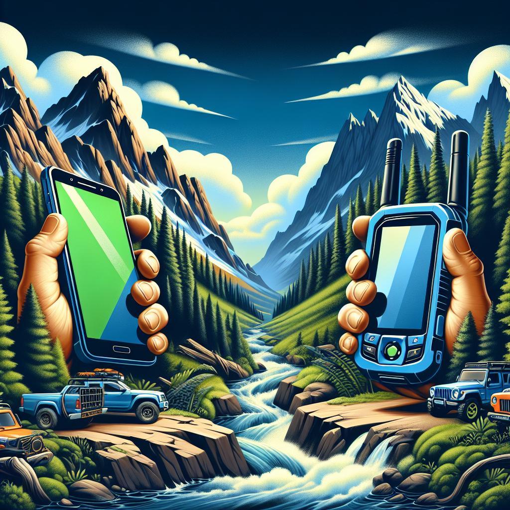 Smartphones vs. GPS-Geräte: Was im Gelände besser funktioniert